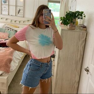 Tye Dye Zara Cropped-Top